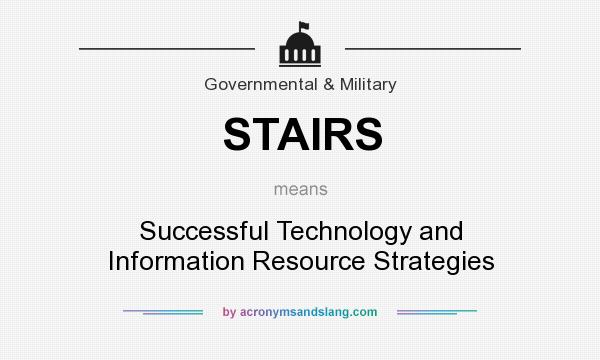 What does STAIRS mean? It stands for Successful Technology and Information Resource Strategies