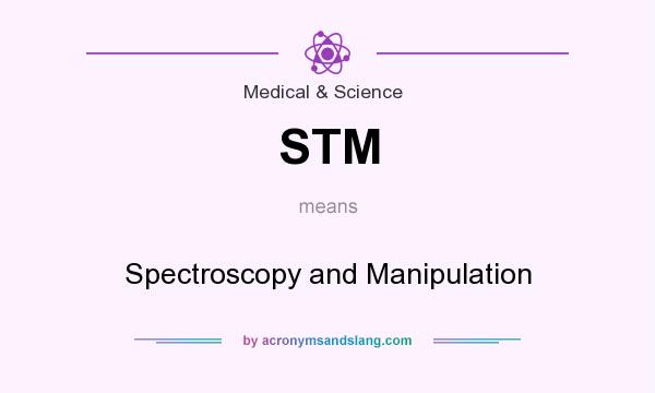 What does STM mean? It stands for Spectroscopy and Manipulation
