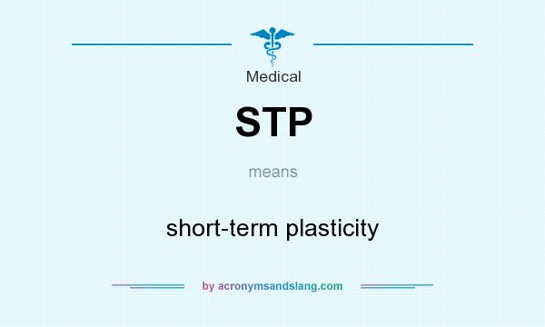 What does STP mean? It stands for short-term plasticity