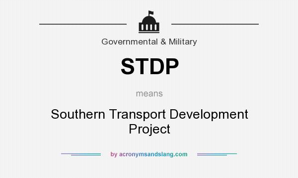 What does STDP mean? It stands for Southern Transport Development Project