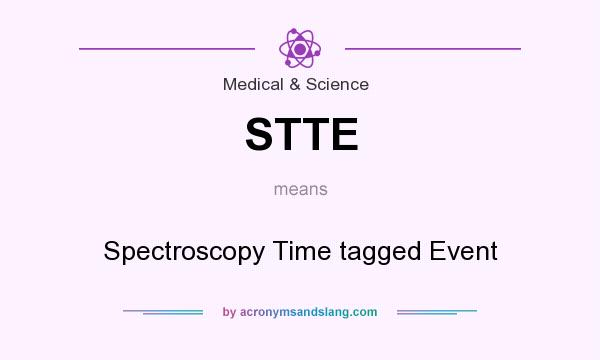 What does STTE mean? It stands for Spectroscopy Time tagged Event