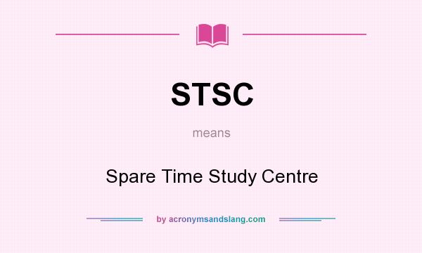 What does STSC mean? It stands for Spare Time Study Centre