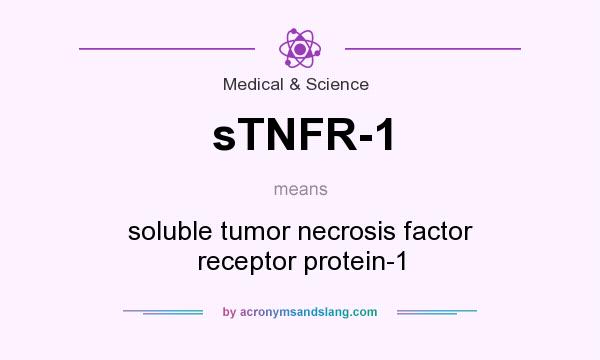 What does sTNFR-1 mean? It stands for soluble tumor necrosis factor receptor protein-1