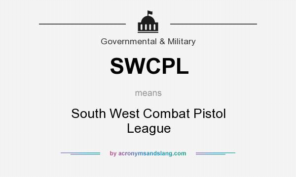 What does SWCPL mean? It stands for South West Combat Pistol League