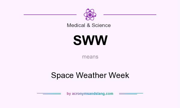 What does SWW mean? It stands for Space Weather Week