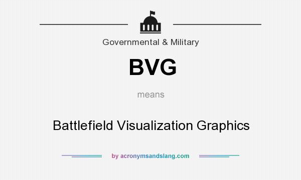 What does BVG mean? It stands for Battlefield Visualization Graphics