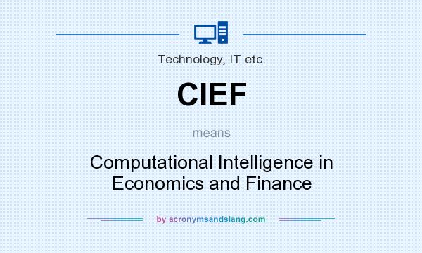 What does CIEF mean? It stands for Computational Intelligence in Economics and Finance