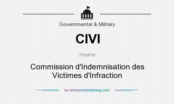 What does CIVI mean? It stands for Commission d`Indemnisation des Victimes d`Infraction