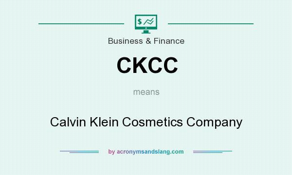 What does CKCC mean? It stands for Calvin Klein Cosmetics Company