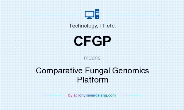 What does CFGP mean? It stands for Comparative Fungal Genomics Platform
