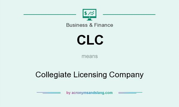 What does CLC mean? It stands for Collegiate Licensing Company