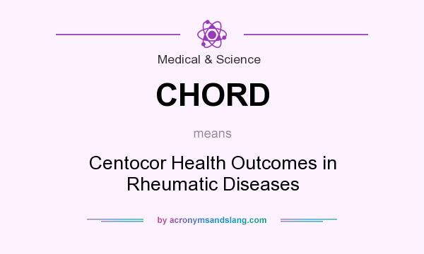 What does CHORD mean? It stands for Centocor Health Outcomes in Rheumatic Diseases