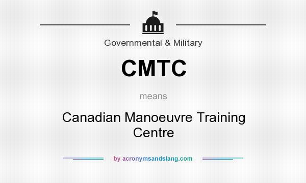 What does CMTC mean? It stands for Canadian Manoeuvre Training Centre