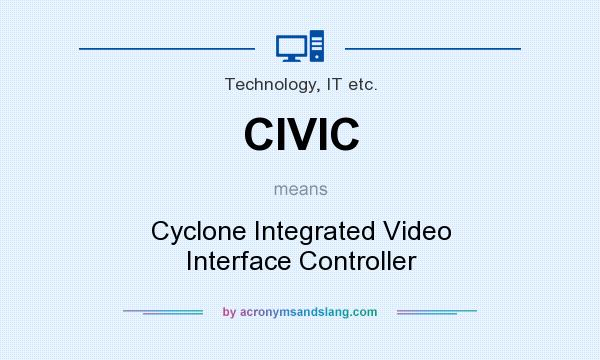 What does CIVIC mean? It stands for Cyclone Integrated Video Interface Controller