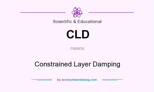 What does CLD mean? It stands for Constrained Layer Damping