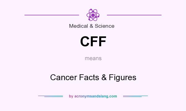 What does CFF mean? It stands for Cancer Facts & Figures