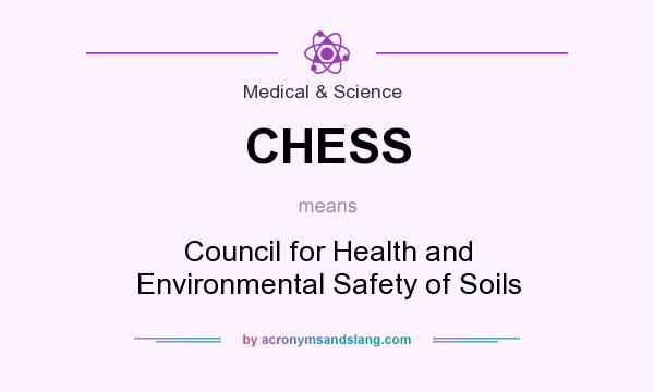 What does CHESS mean? It stands for Council for Health and Environmental Safety of Soils