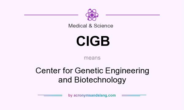 What does CIGB mean? It stands for Center for Genetic Engineering and Biotechnology
