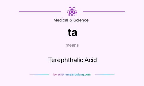 What does ta mean? It stands for Terephthalic Acid