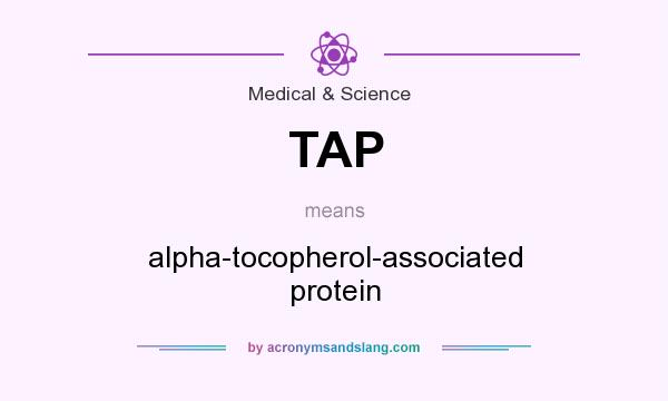 What does TAP mean? It stands for alpha-tocopherol-associated protein