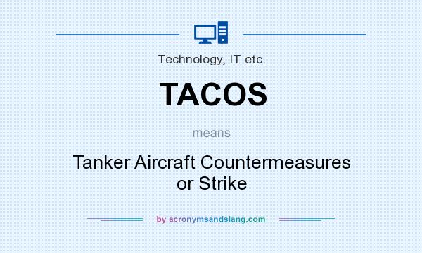 What does TACOS mean? It stands for Tanker Aircraft Countermeasures or Strike