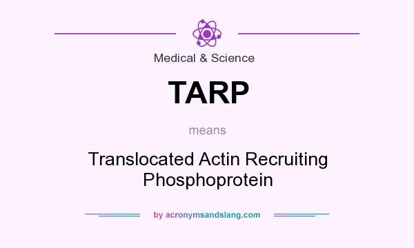 What does TARP mean? It stands for Translocated Actin Recruiting Phosphoprotein