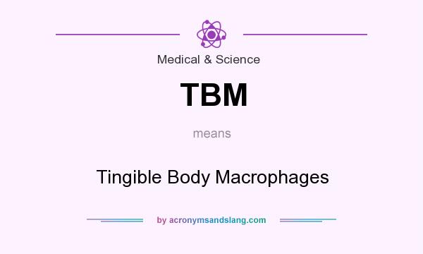 What does TBM mean? It stands for Tingible Body Macrophages