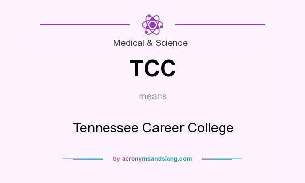 What does TCC mean? It stands for Tennessee Career College