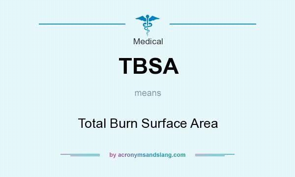What does TBSA mean? It stands for Total Burn Surface Area