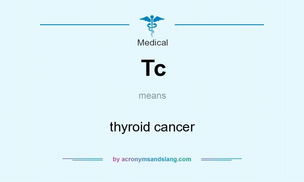 What does Tc mean? It stands for thyroid cancer