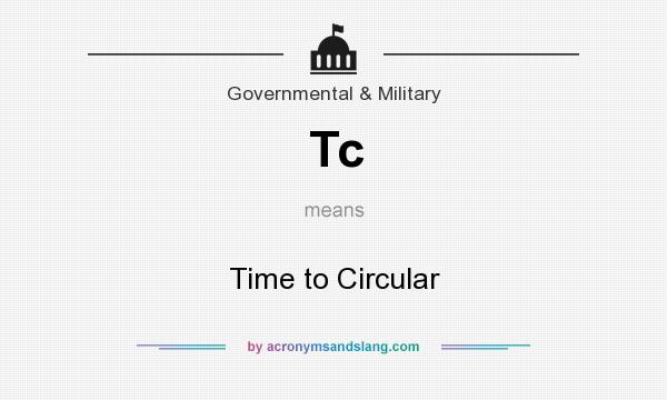 What does Tc mean? It stands for Time to Circular