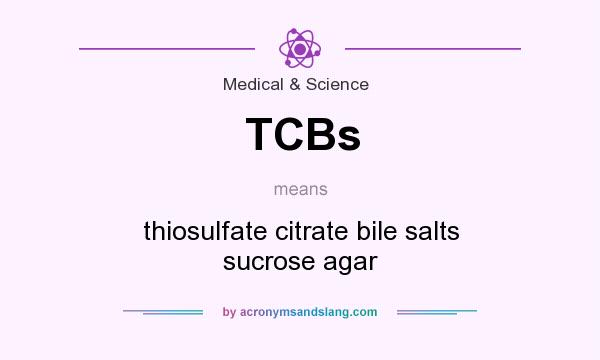 What does TCBs mean? It stands for thiosulfate citrate bile salts sucrose agar