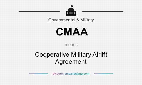What does CMAA mean? It stands for Cooperative Military Airlift Agreement