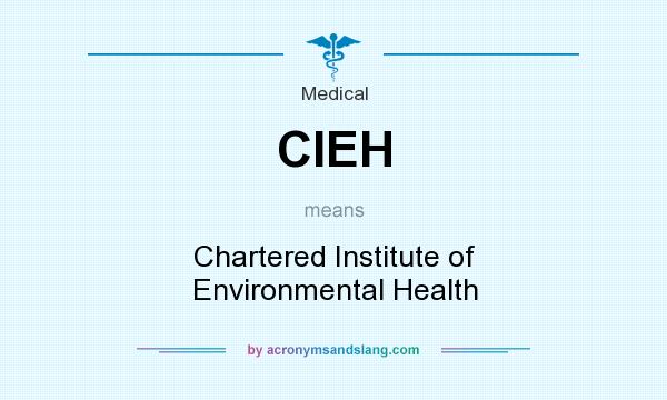 What does CIEH mean? It stands for Chartered Institute of Environmental Health