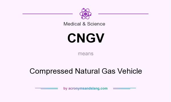 What does CNGV mean? It stands for Compressed Natural Gas Vehicle