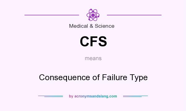 What does CFS mean? It stands for Consequence of Failure Type