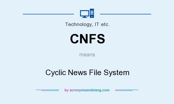 What does CNFS mean? It stands for Cyclic News File System