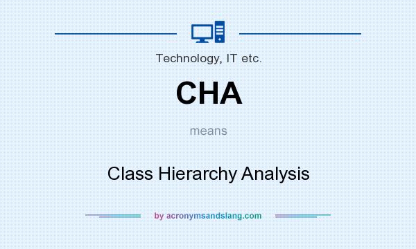 What does CHA mean? It stands for Class Hierarchy Analysis
