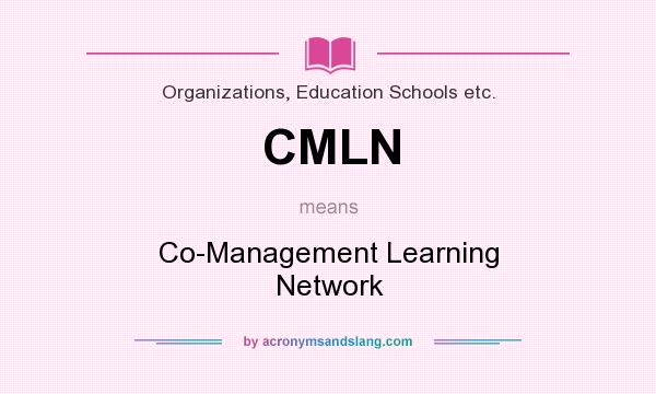 What does CMLN mean? It stands for Co-Management Learning Network