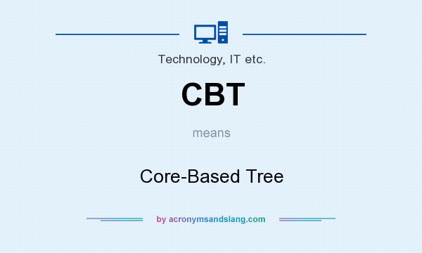 What does CBT mean? It stands for Core-Based Tree