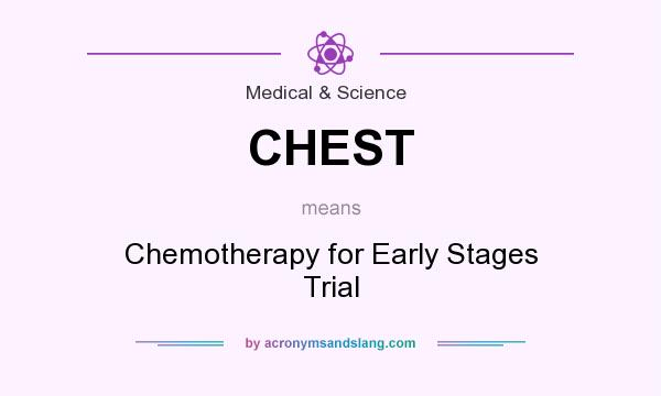 What does CHEST mean? It stands for Chemotherapy for Early Stages Trial