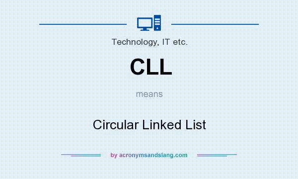What does CLL mean? It stands for Circular Linked List
