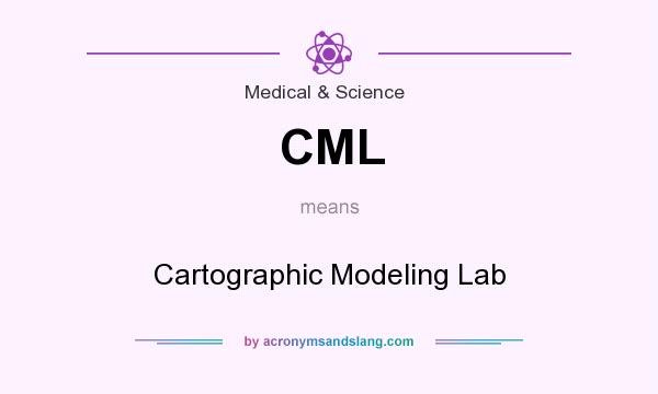 What does CML mean? It stands for Cartographic Modeling Lab