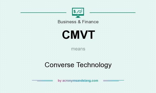 What does CMVT mean? It stands for Converse Technology