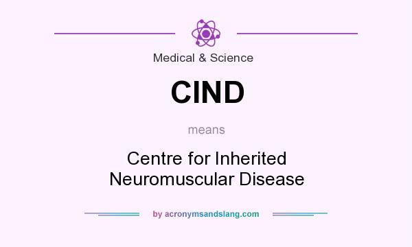 What does CIND mean? It stands for Centre for Inherited Neuromuscular Disease