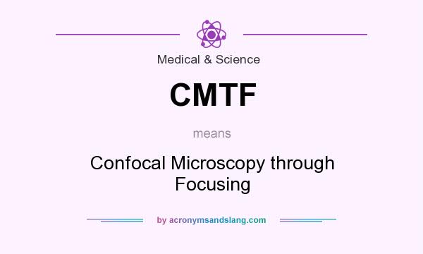 What does CMTF mean? It stands for Confocal Microscopy through Focusing