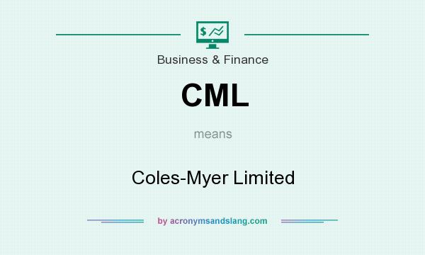 What does CML mean? It stands for Coles-Myer Limited