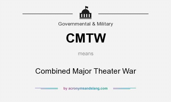 What does CMTW mean? It stands for Combined Major Theater War