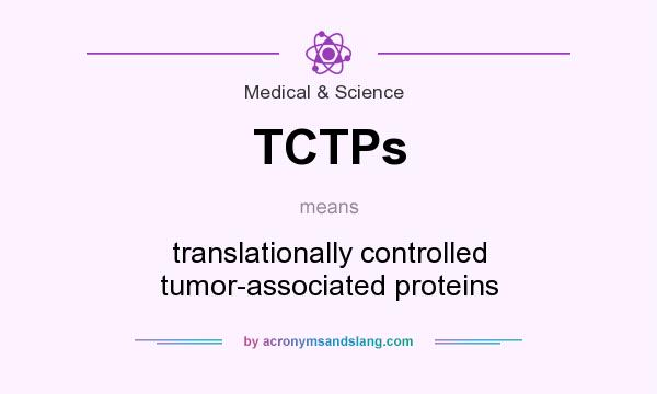 What does TCTPs mean? It stands for translationally controlled tumor-associated proteins