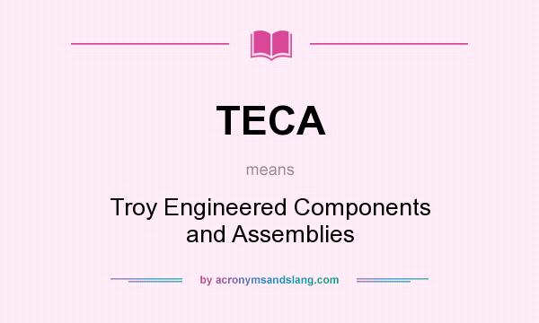 What does TECA mean? It stands for Troy Engineered Components and Assemblies